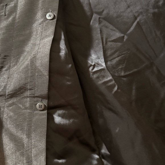 SANYO Elegant Black Women's Coat. Size 2P - Picture 4 of 9